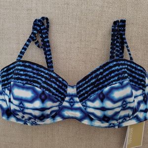 Michael Kors Cruise Bikini Top .Underwire
